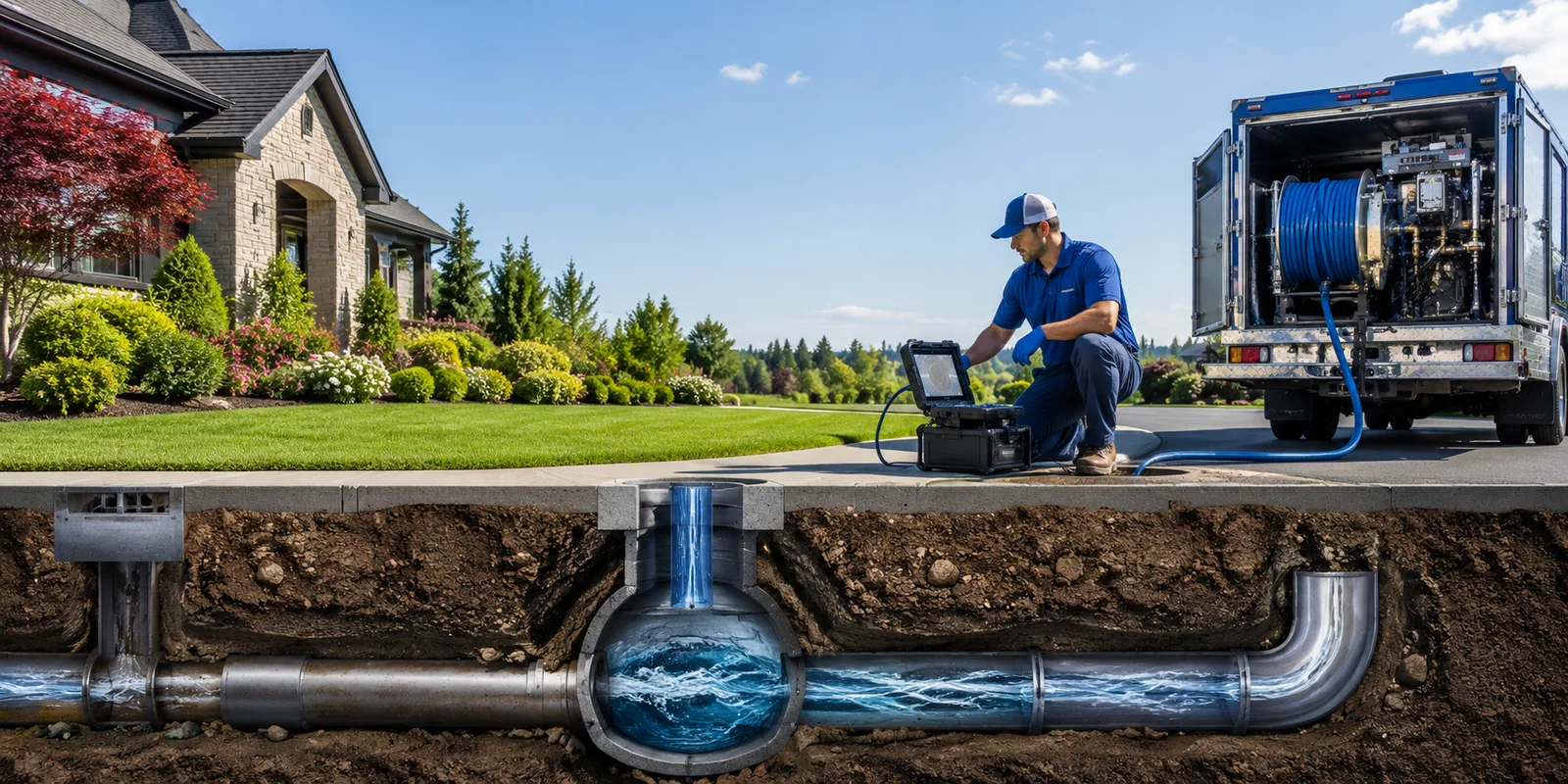 Drainage restoration information for Haubstadt, IN